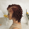 Full Lace Short Bob Twist-out Braided Lace Wig for Summer Wear
