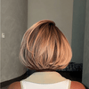 Polished Short Layered Bob 13x4 Lace Wig with Side Swept Bangs