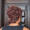 Chic Retro Full Lace Black & Brown Shaggy Wolfcut Pixie Cut Wig with Bangs