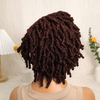 Full Lace Short Bob Twist-out Braided Lace Wig for Summer Wear