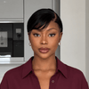 Finesse Sleek Pixie Cut 13x6 Lace Wig with Side Swept Bangs
