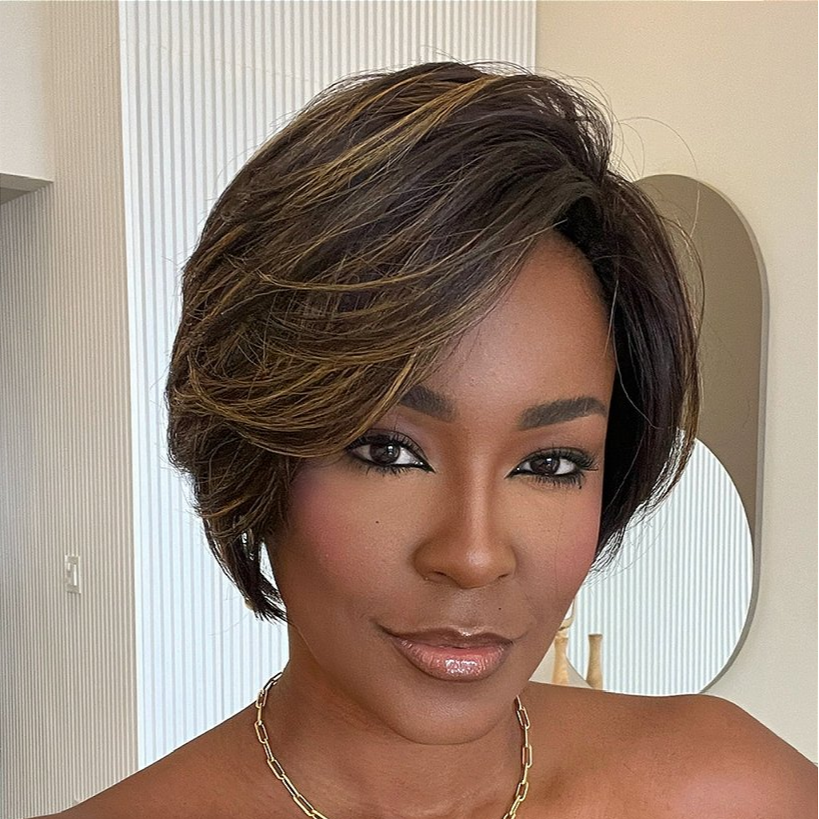 Boss Vibe Highlights Short Layered Pixie Cuts Lace Wig