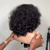 Glueless Voluminous Curly bob Wig With Bangs