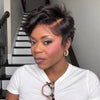 Freeform Side Part Pixie 13x6 Lace Wig with Tousled Layers