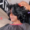 90s Fine Face-Framing Fluffy Bob 5x5 Lace Closure Wig