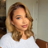 Glam Ombre Honey Blonde Wavy 13x4 Lace Frontal Wig