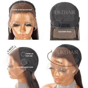 
            
                Load image into Gallery viewer, Malaysian Hair Elegant Bob Short Lace Front Wig 100%Human Hair
            
        