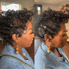 Full Lace Wave Curls Short Pixie Cut Wig