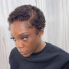 Full Lace Side Part Curly Pixie Cut Wig With Drawstring