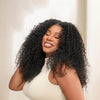 Glueless Natural Kinky Curly Lace Closure Wig