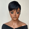 City Chic Layered Pixie Mullet 13x6 Lace Wig with Side Swept Bangs