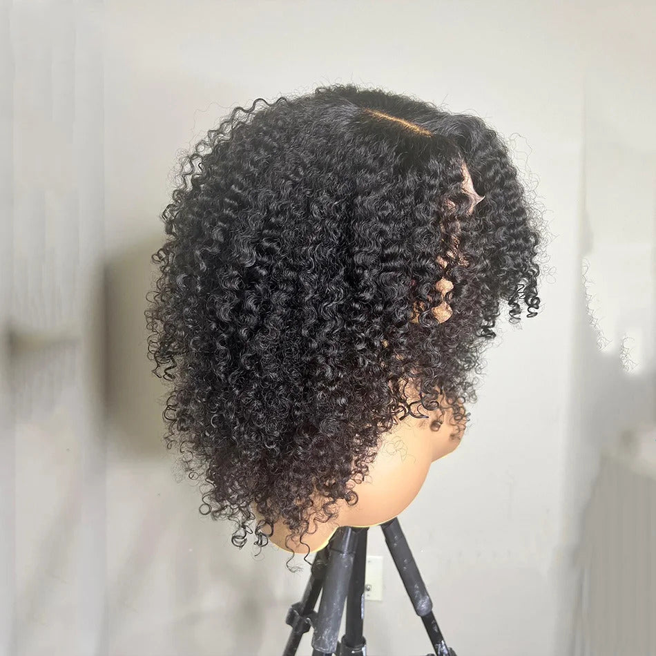 Wear & Go Kinky Curly Glueless Pre Cut 5x5 Lace Closure Wig