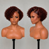 Shake & Go Playful Short Curly Pixie 13x6 Lace Frontal Wig with Side Part