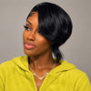 Retro Luxe Asymmetrical Pixie 13x6 Lace Wig with Finger Waves