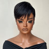 City Chic Layered Pixie Mullet 13x6 Lace Wig with Side Swept Bangs