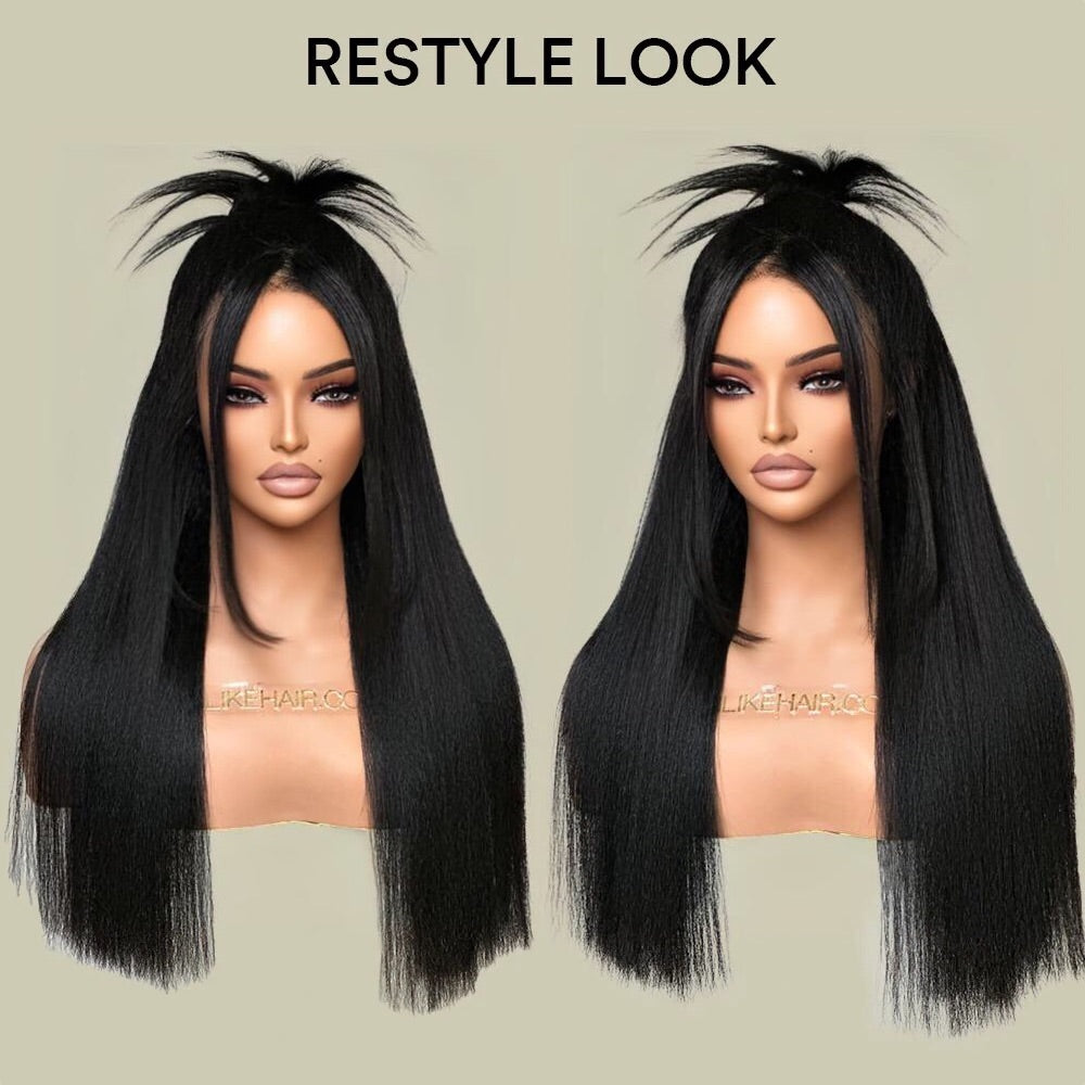 Hyperrealism Kinky Edges HD Lace Ventilated Wig