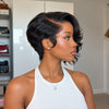 Regal Allure Asymmetrical Pixie 13x6 Lace Wig with Soft Sculpted Curls