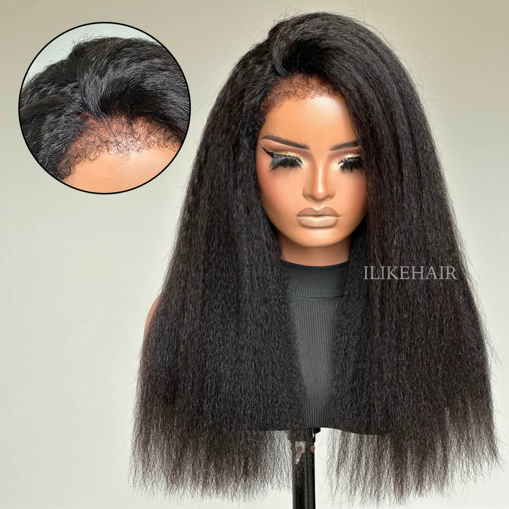 Hyperrealism Kinky Edges HD Lace Ventilated Wig