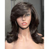 Put On And Go 90s Layered Wavy Lace Wig With Swept Bangs