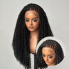 Full Lace Knotless Micro Twists Braided Wig With Invisi Drawstring