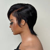 City Chic Layered Pixie Mullet 13x6 Lace Wig with Side Swept Bangs