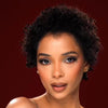 3A Coils Full Lace Natural Black Loose Curly Wig