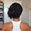 Regal Allure Asymmetrical Pixie 13x6 Lace Wig with Soft Sculpted Curls