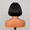 Sleek Blunt Bob 7x5 Lace Closure Human Hair Wig for Everyday Wear