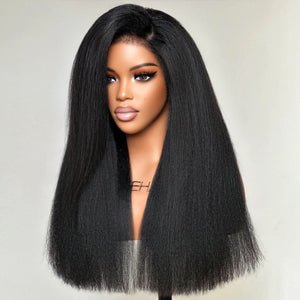 Hyperrealism Kinky Edges HD Lace Ventilated Wig