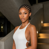 Chic Full Lace Straight-Back Cornrow Braided Wig For Summer Drop