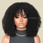 Minimalist Wear & Go Glueless Kinky Curly Wig With Bangs