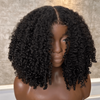 Luxurious Juicy Curly 7x5 HD Lace Closure With 4C Kinky Edges