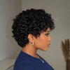 80s Retro Side-Part Curly Pixie 13x6 Lace Wig