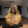 13x4 Lace Frontal Effortless Chic Golden Blonde Layers Wig