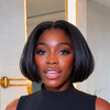 Sleek Blunt Bob 7x5 Lace Closure Human Hair Wig for Everyday Wear