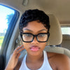 Realistic Full Lace Short Finger Wave Curly Pixie Cut Wig for Daily Glam