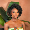 Afro Coily Curly 13×4 Lace Frontal Human Hair Wig With Baby hair