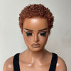 Fresh Start Brown Short Curly Pixie 13x6 Lace Wig with Tight Curls