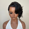 Regal Allure Asymmetrical Pixie 13x6 Lace Wig with Soft Sculpted Curls