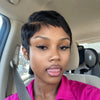 Realistic Full Lace Side Part Layered Pixie Cut Wig For Daily Wear