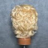 Vintage Darling 613 Blonde Curly Mullet 13x6 Lace Wig with Curled Bangs