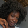 Afro Kinky Curly With 4C Edges 5x5 Lace Front Wig