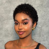 Beginner Friendly Full Lace 3C Curly Pixie Wig For Daily Wear