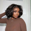 Natural Black Boss Chic Bob With Kinky Edges Wig