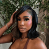 13x4 Lace Chic Blonde Highlight Bob Human Hair Wig