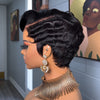 Gala Glam Sculpted Curl Pixie 13x6 Lace Wig with Finger Waves