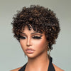 Put on & Go Highlight P2/27 Short Afro Curly Wig With Bangs