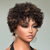 Put on & Go Highlight P2/27 Short Afro Curly Wig With Bangs
