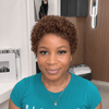 All-Day Comfort Black & Brown Short Curly Pixie 13×4 Lace Front Wig With Drawstring