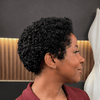 All-Day Comfort Black & Brown Short Curly Pixie 13×4 Lace Front Wig With Drawstring
